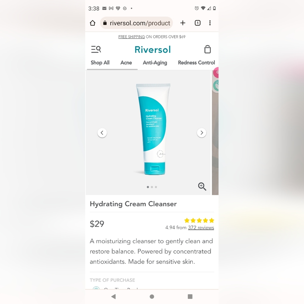 Riversol Hydrating Cleanser - Picture 2 of 2